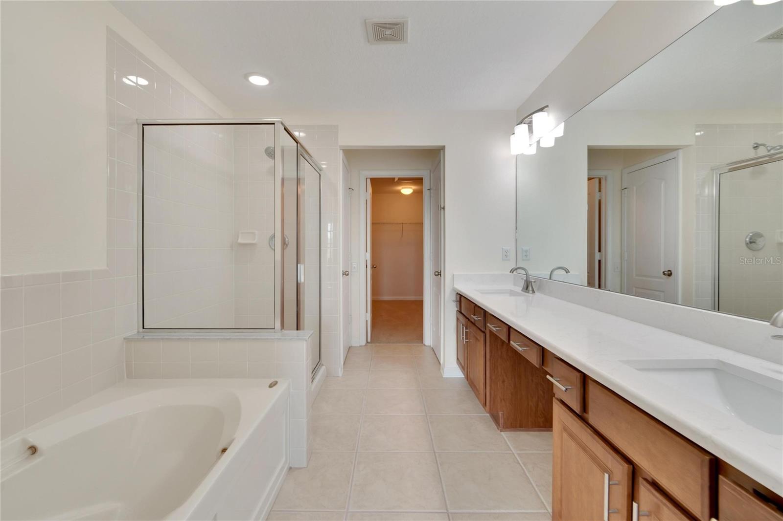 Large master bath