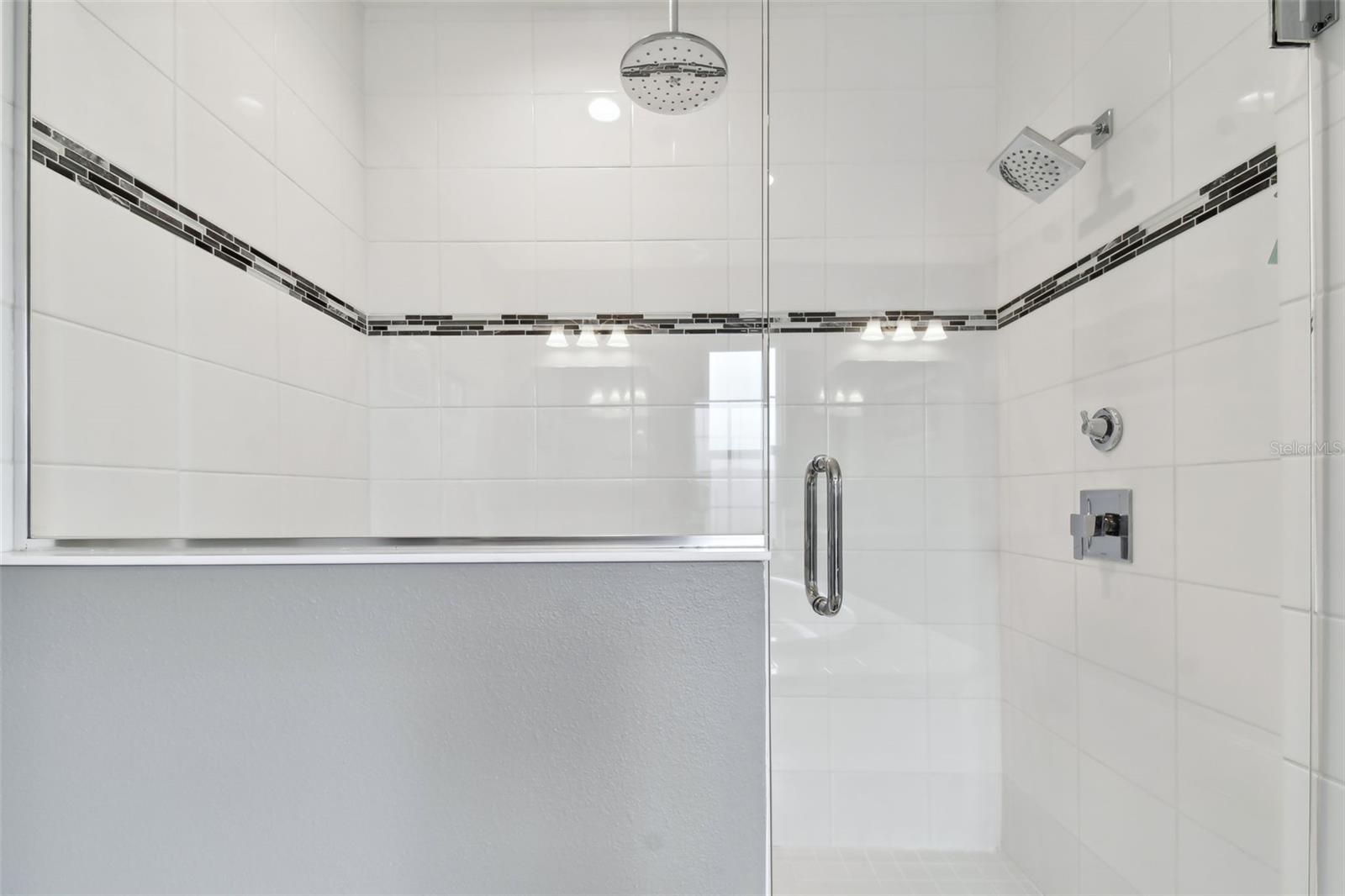 Primary Bathroom Shower w/Rain Showerhead