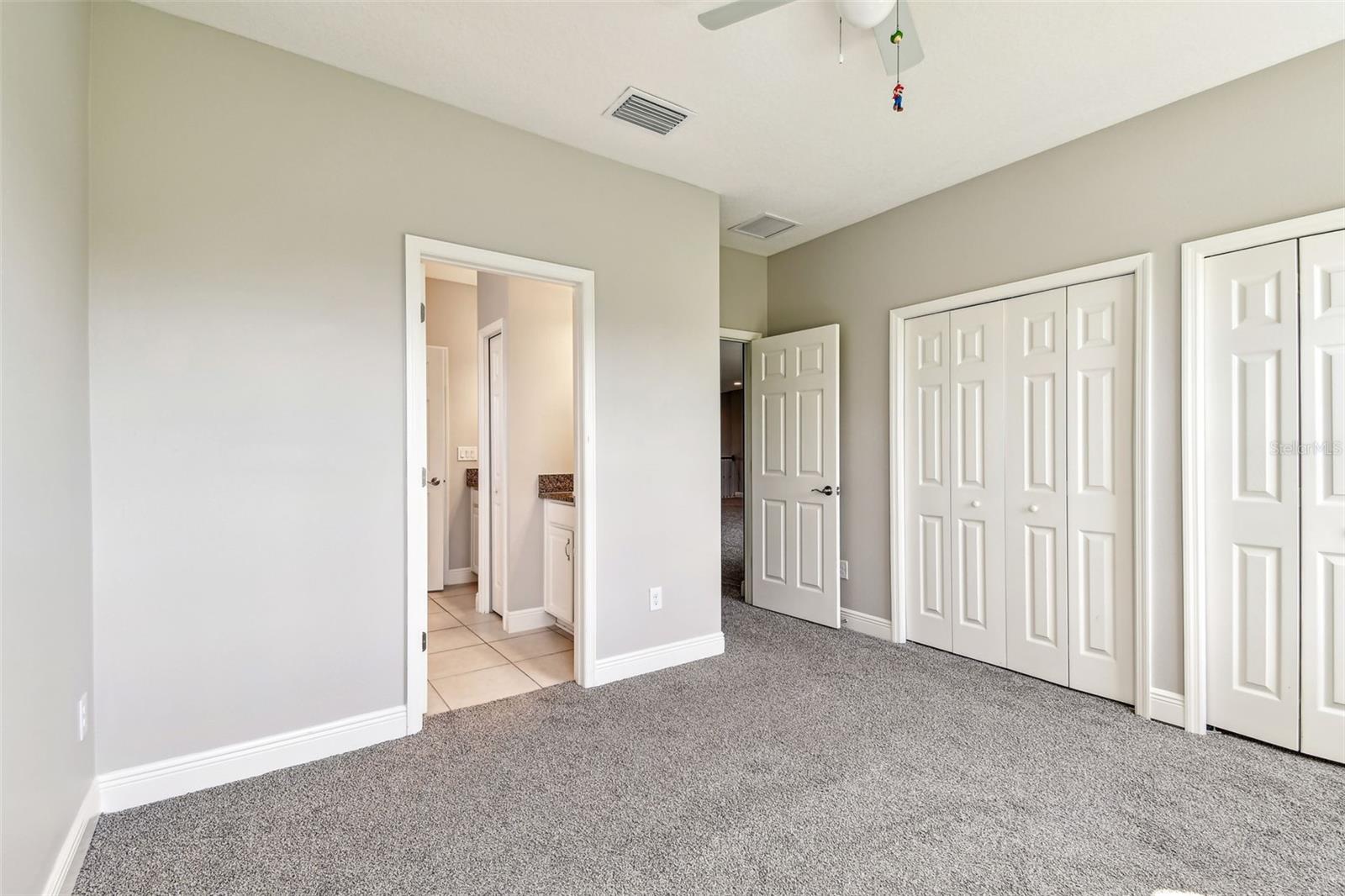 Bedroom 2 w/Jack & Jill Bathroom