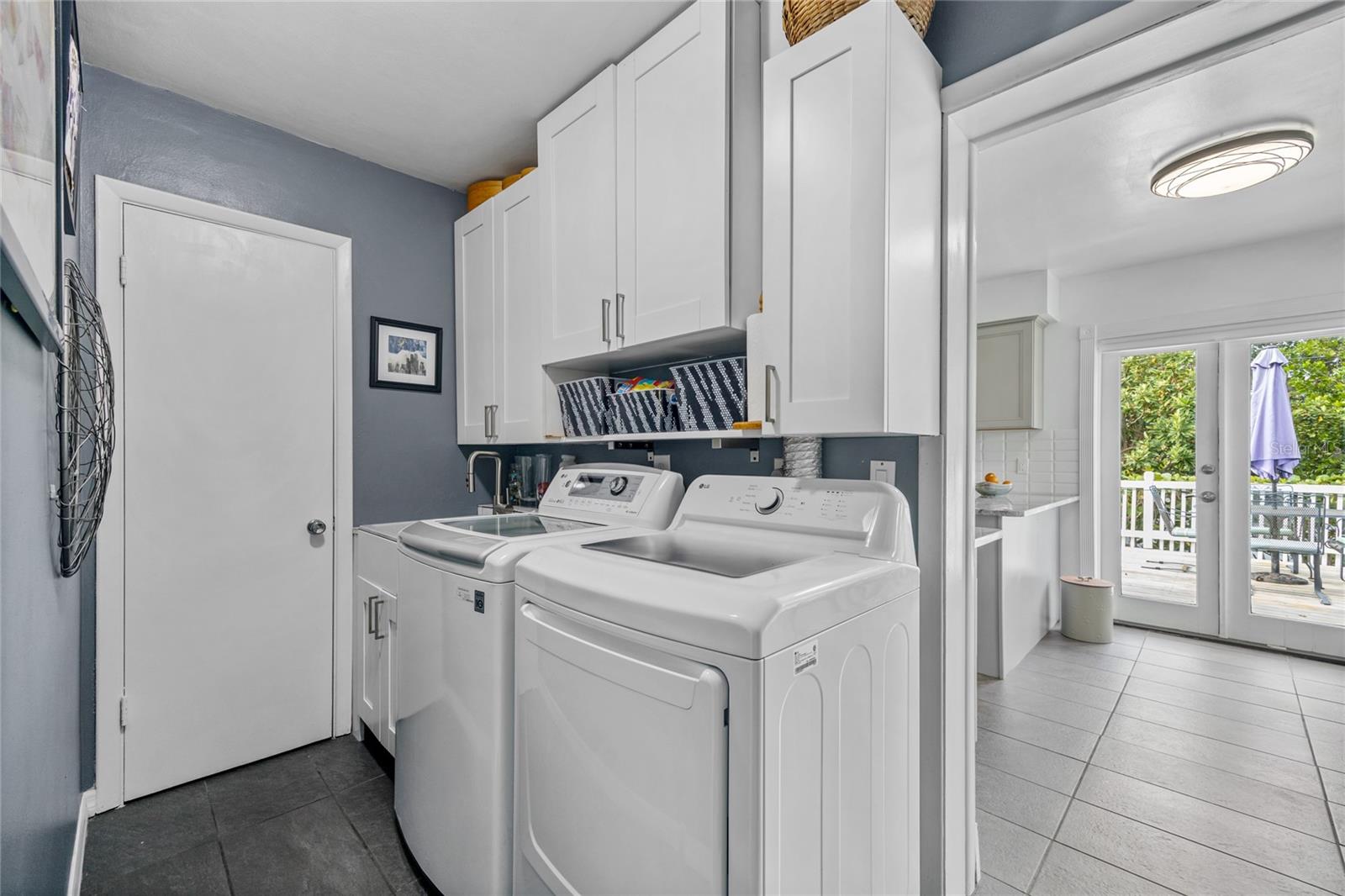 This inside Laundry Room is sure to make this chore more appealing!