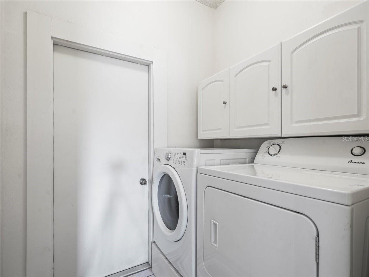 Laundry Room with Cabinet Storage