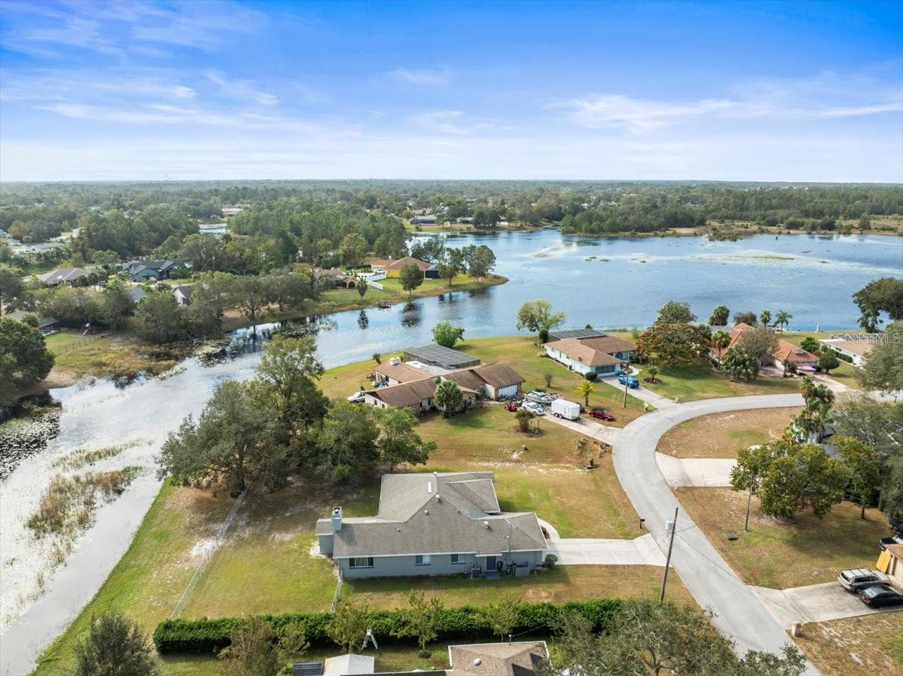 Aerial Photo overlooking the Property