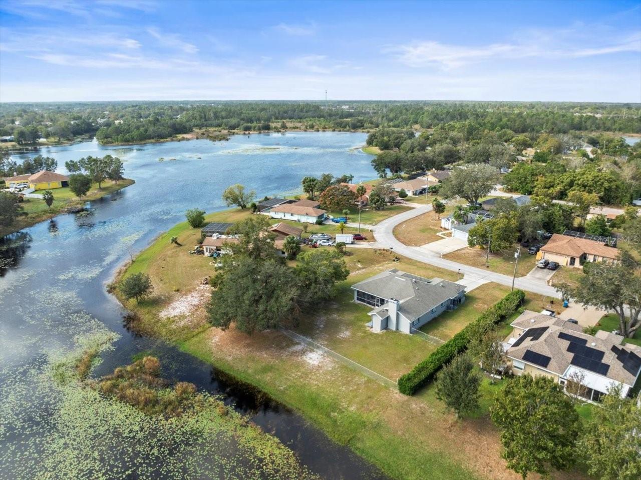 Aerial Photo overlooking the Property