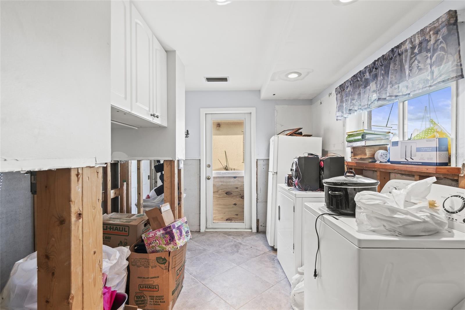 Laundry off of kitchen