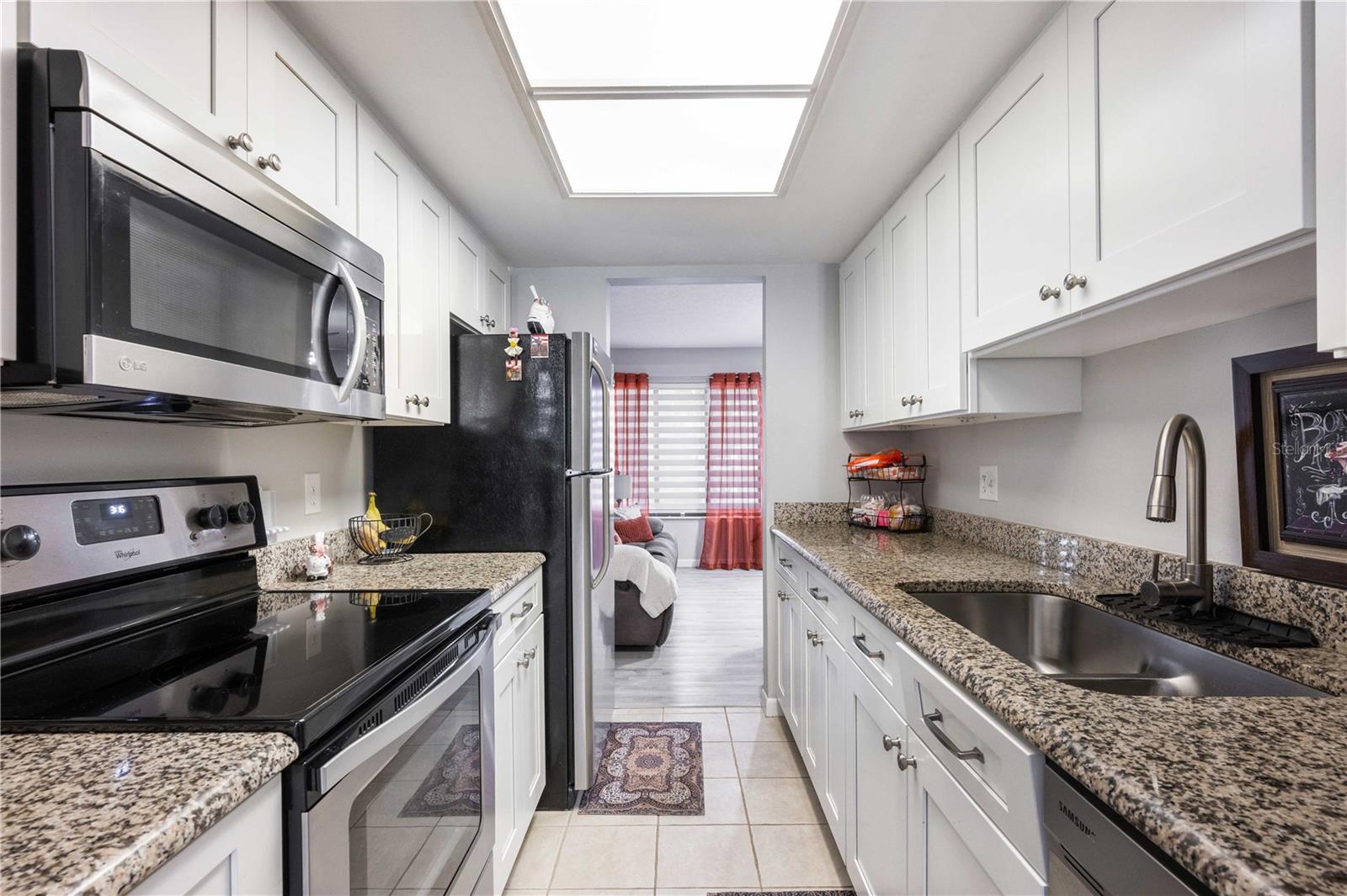 Kitchen into Living Room