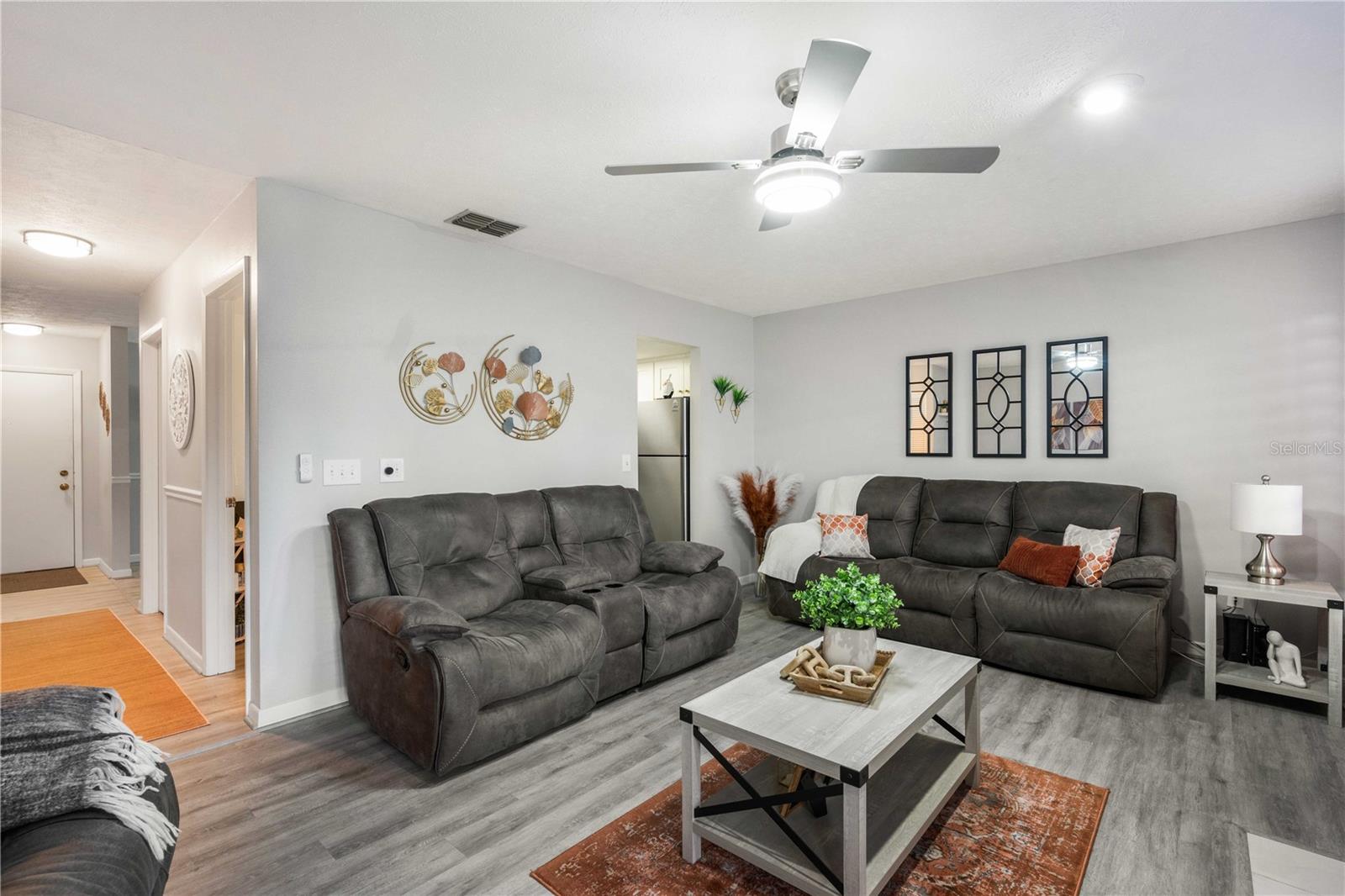 Living Room with view into hallway