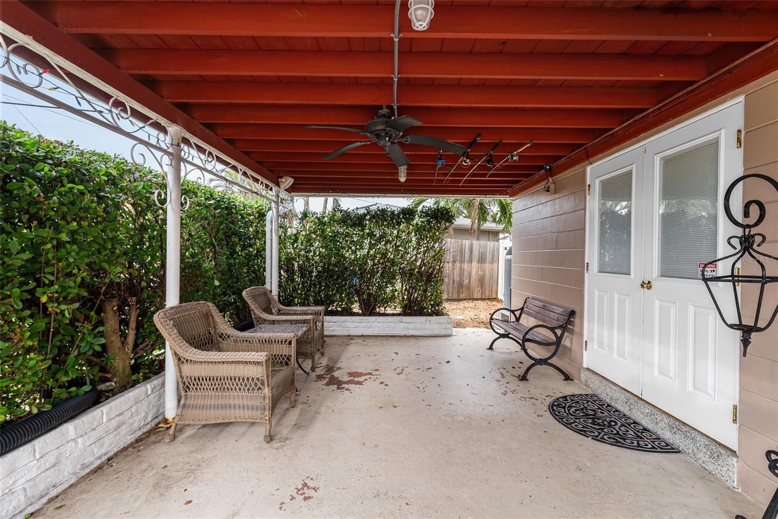 Car Port Area - Doors to Laundry Room