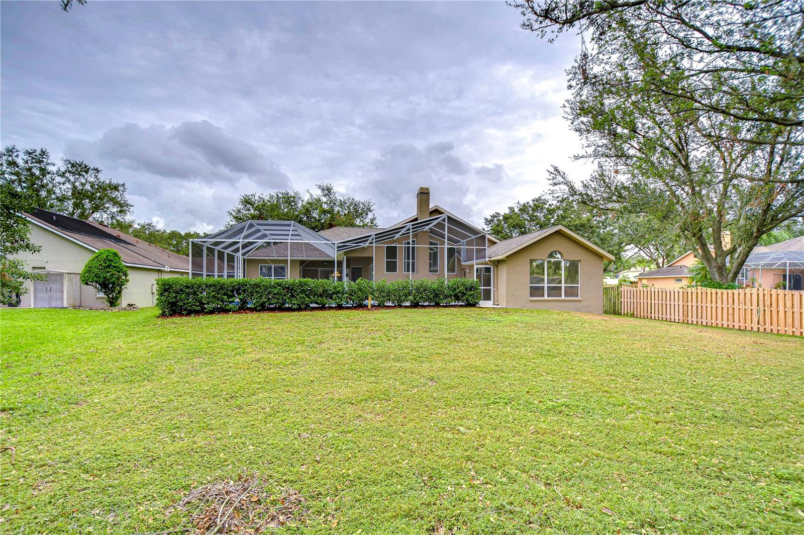 Wonderful yard with NO backyard neighbors!