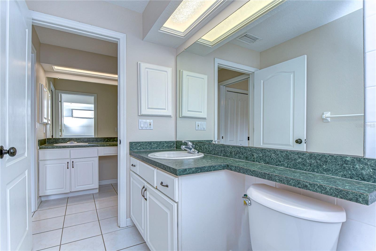 extra privacy with separate vanities!