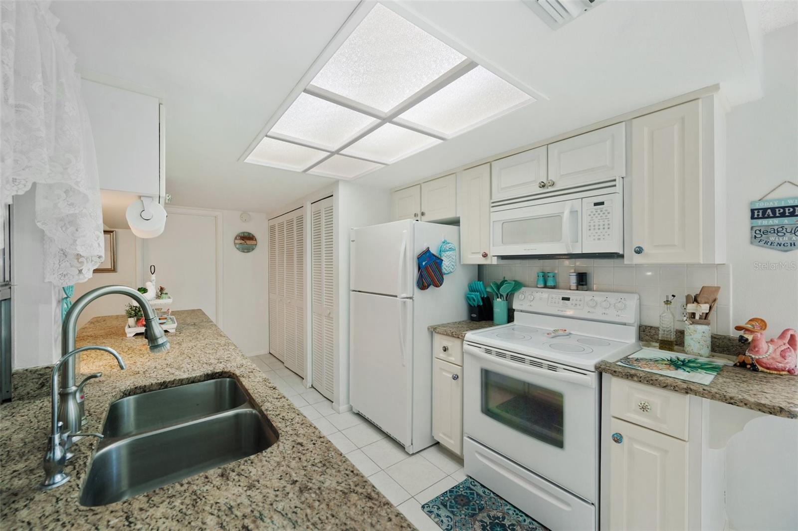 Kitchen with granite counters