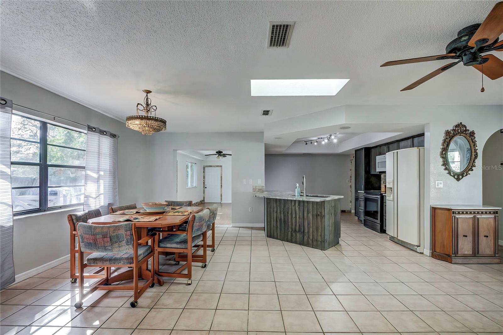 Family Room and Kitchen