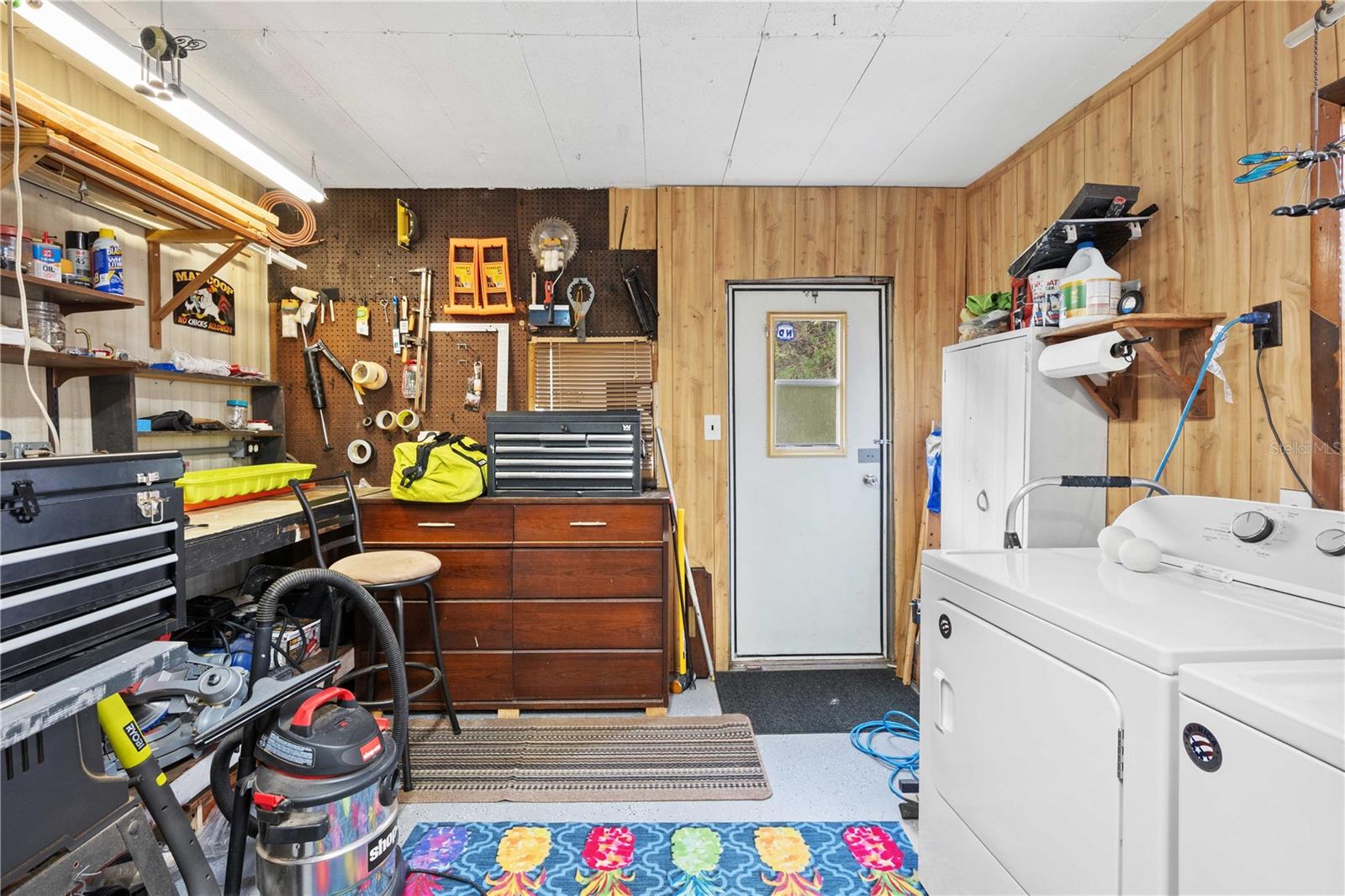 Large storage and utility room.