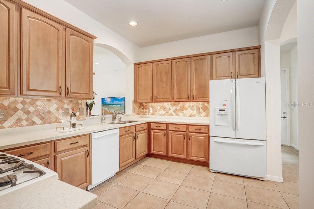 Kitchen with pass through window and Eat in Nook