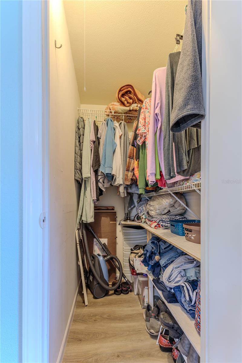 Master walk in closet