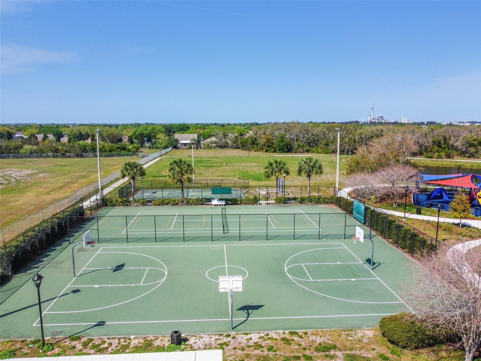 Basketball & Tennis Courts