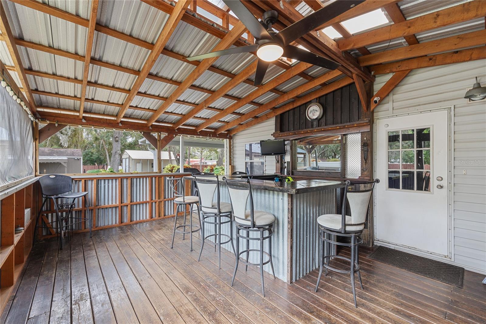 Back Porch / Bar / Laundry Area