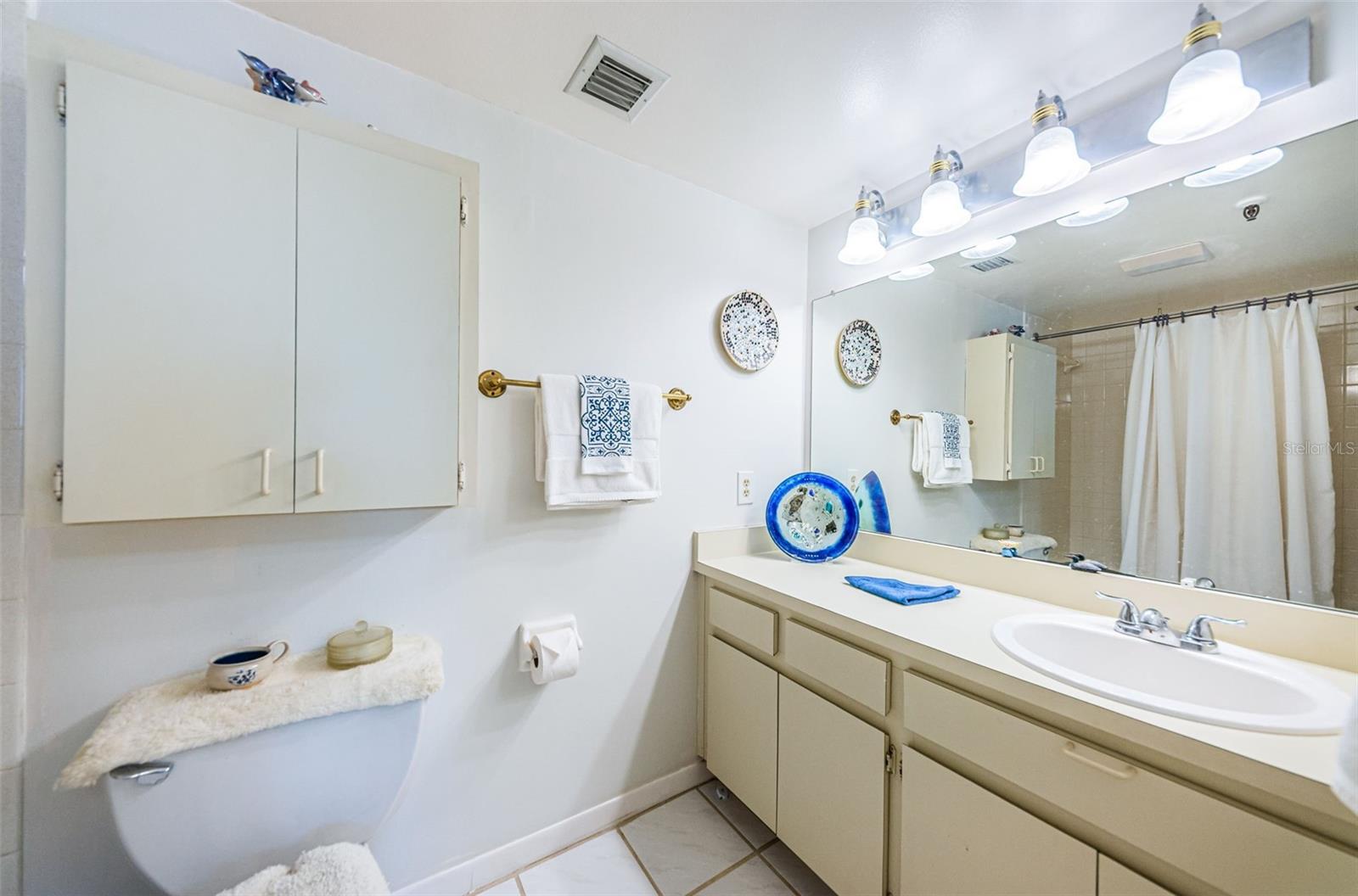 .. Master Bath - Tub With Shower..