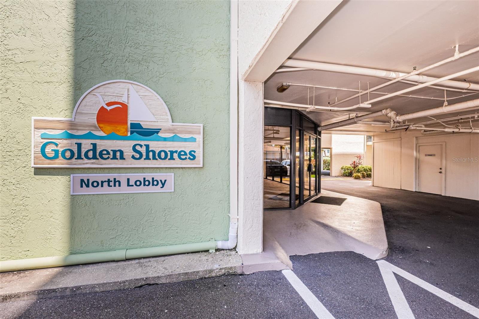 .. Secured Lobby - North End.. Two Spots Convey with Residence #301. First Spot is Under Building - Right Behind Elevator by the North Lobby..  Second Spot is Right Below the Corner Unit By the Water Front.