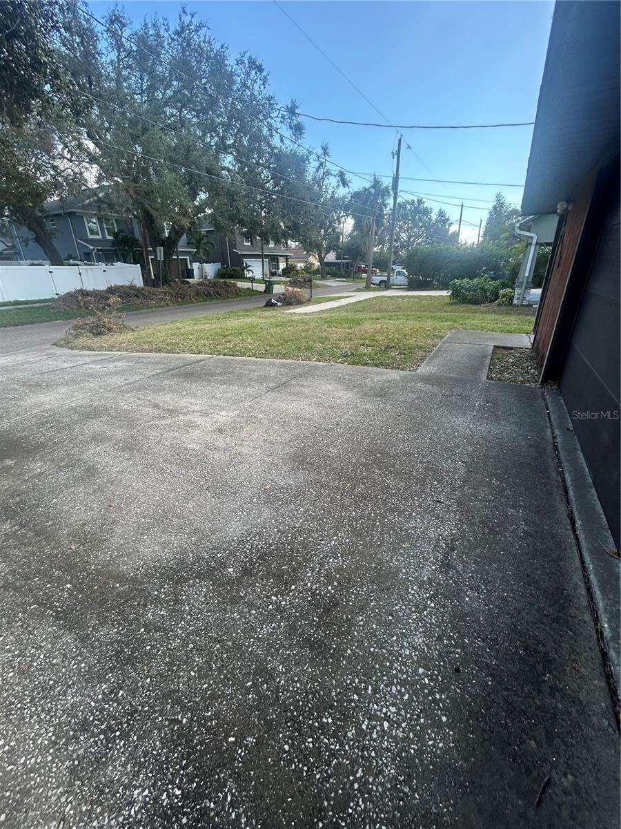 Lot and Street View from Garage Door