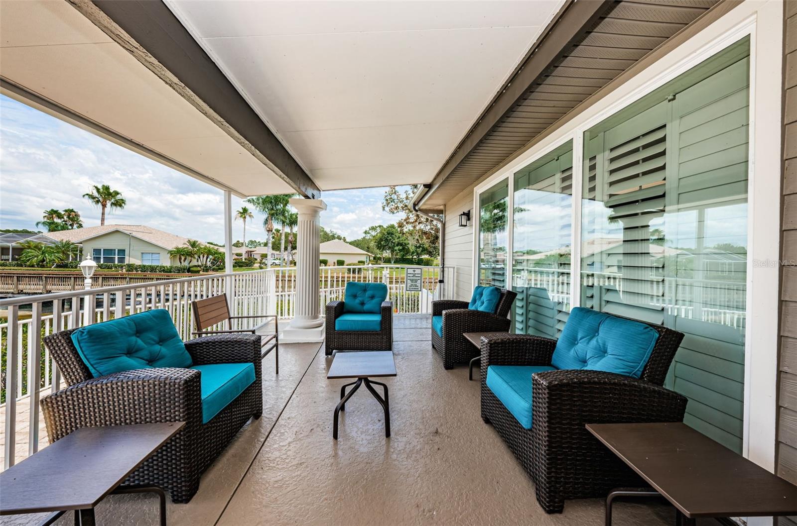 patio at clubhouse