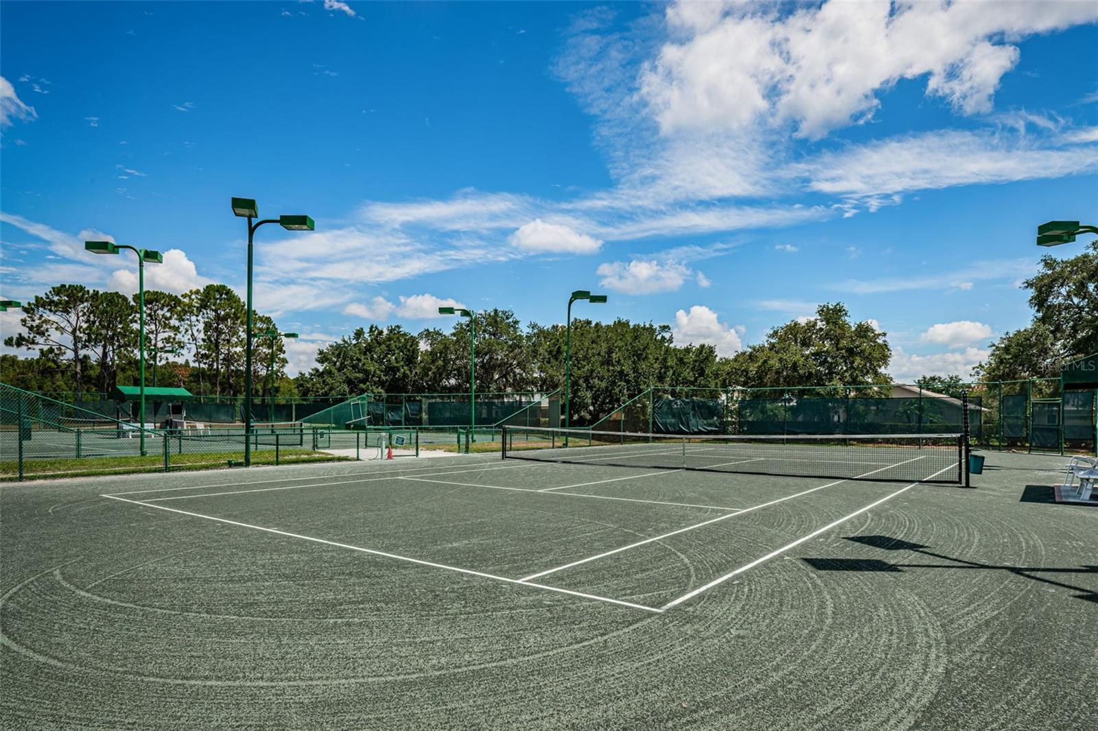 tennis courts