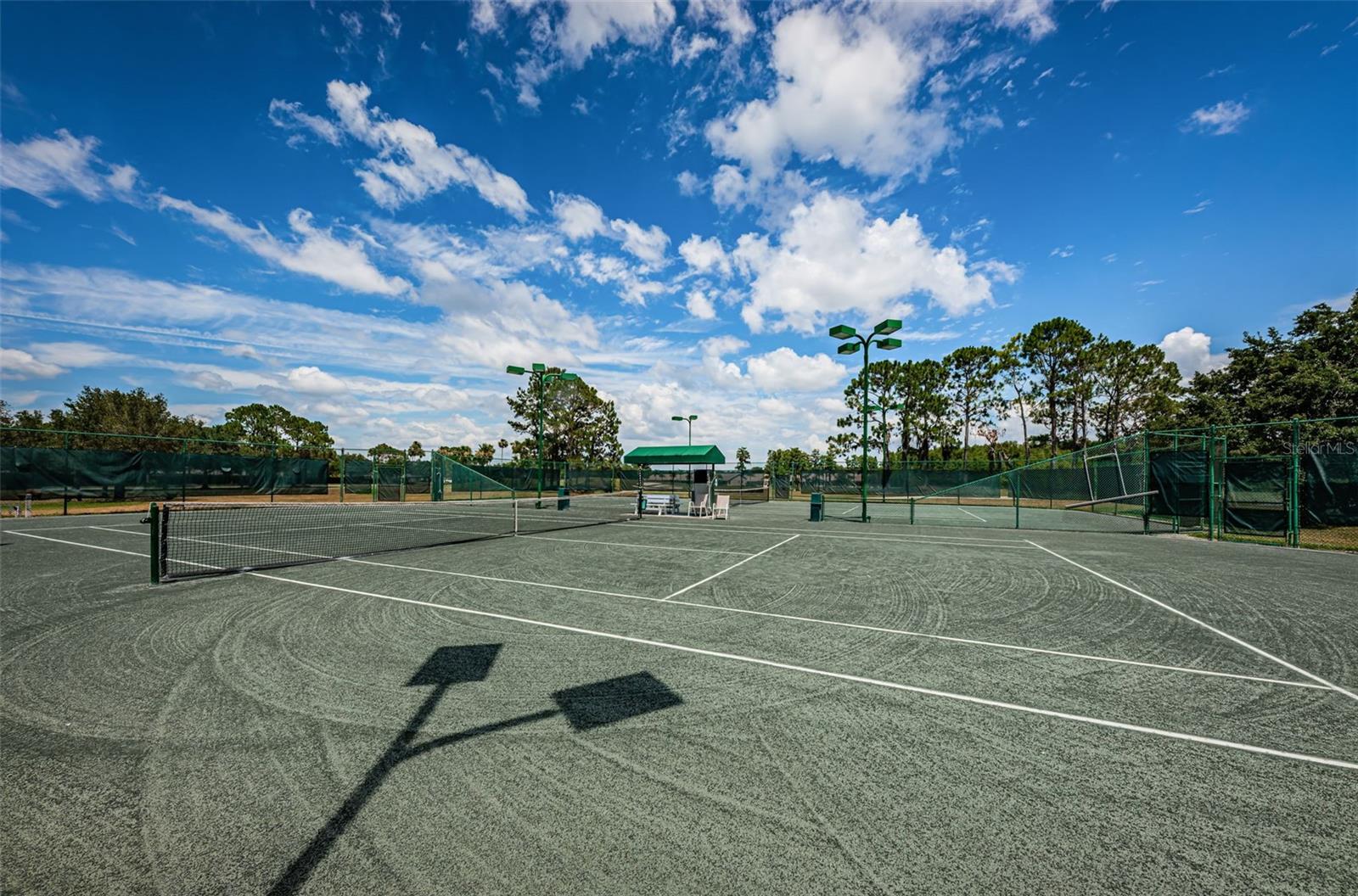 tennis courts