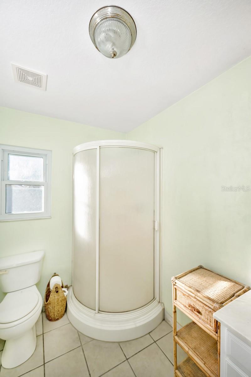 Bathroom #3 with a Walk-in Shower.