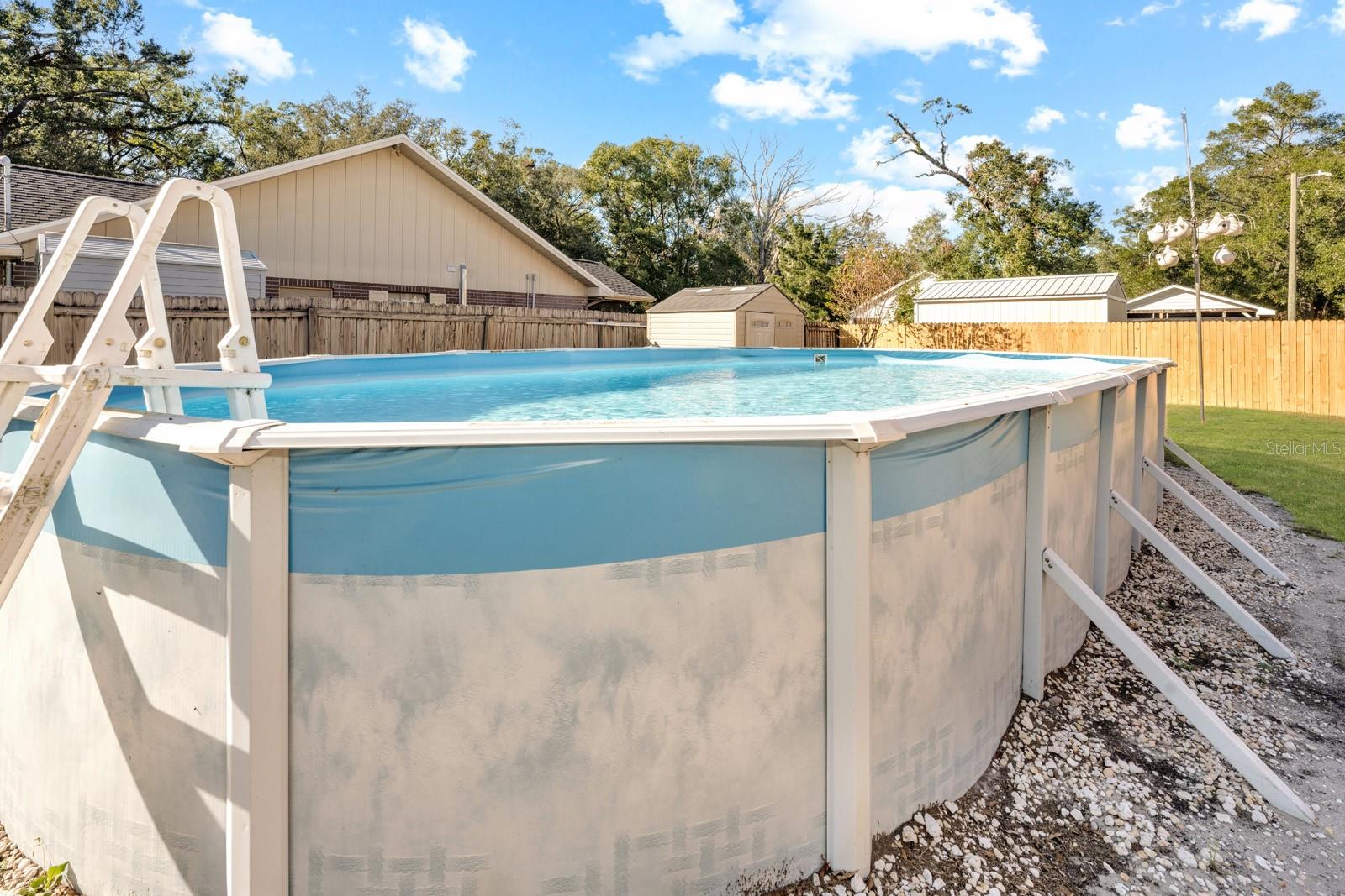 Above-Ground Pool has been well-maintained.