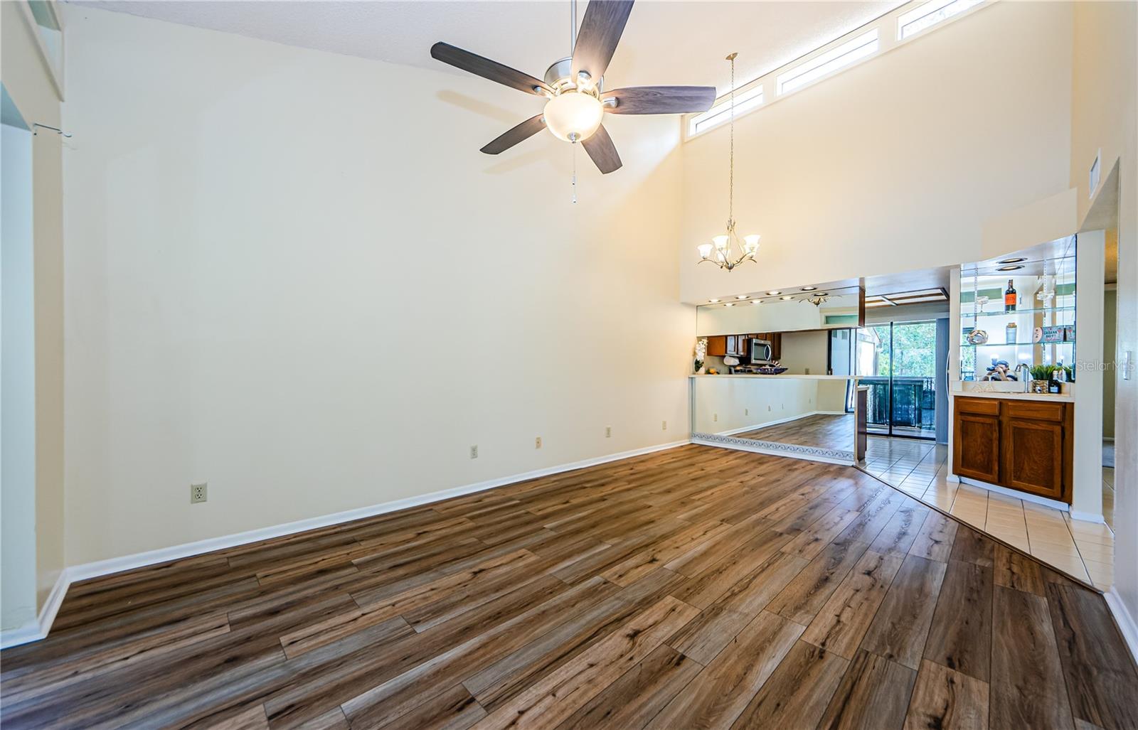 Combo living room/dining room.