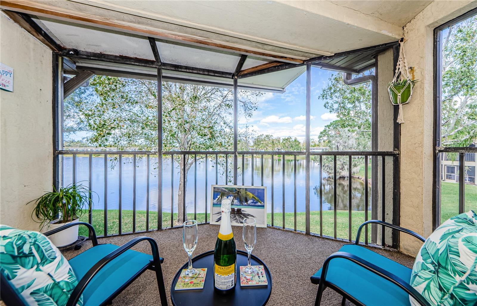 Relax on your porch with a beautiful water view.