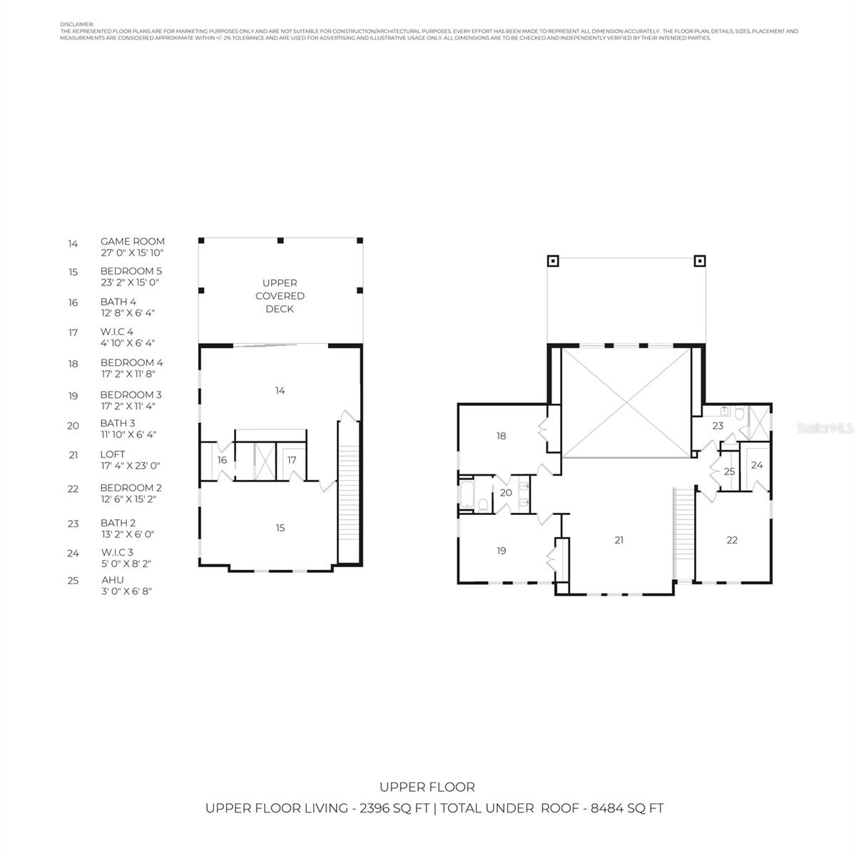 Floor Plan - Upper Floor