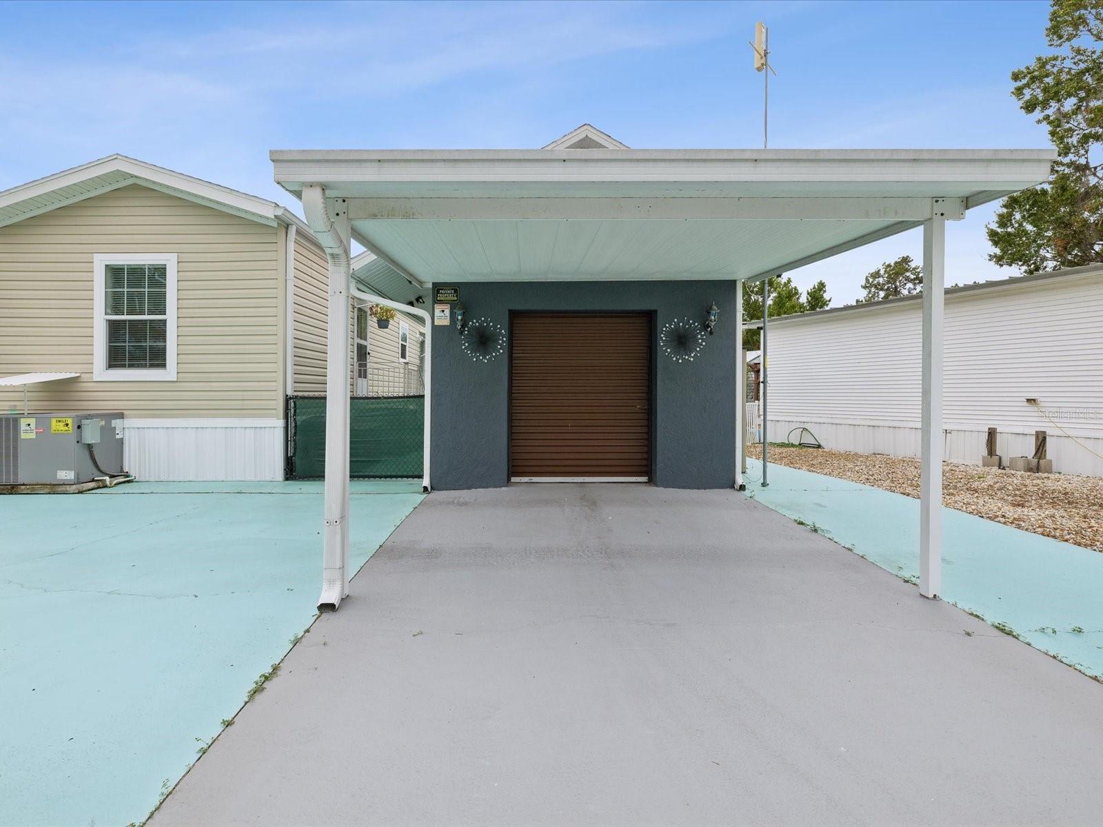 rear carport