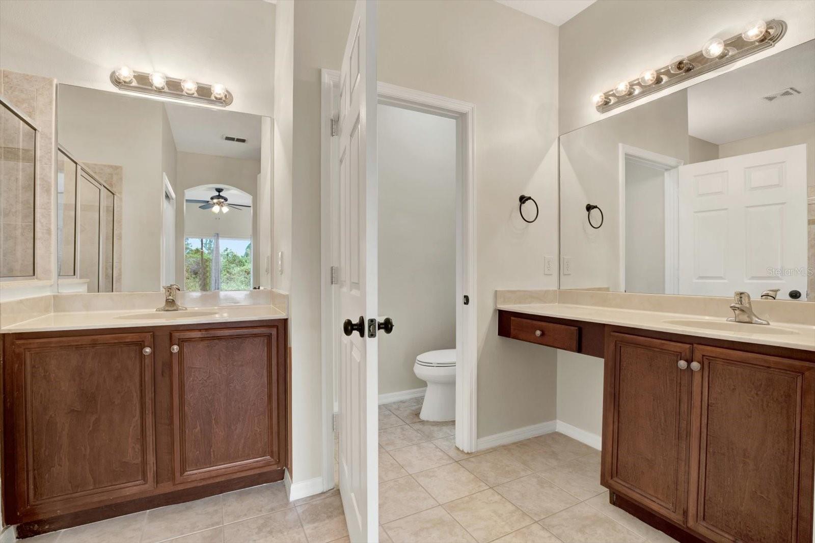 Primary Bathroom 2 Sink Vanities