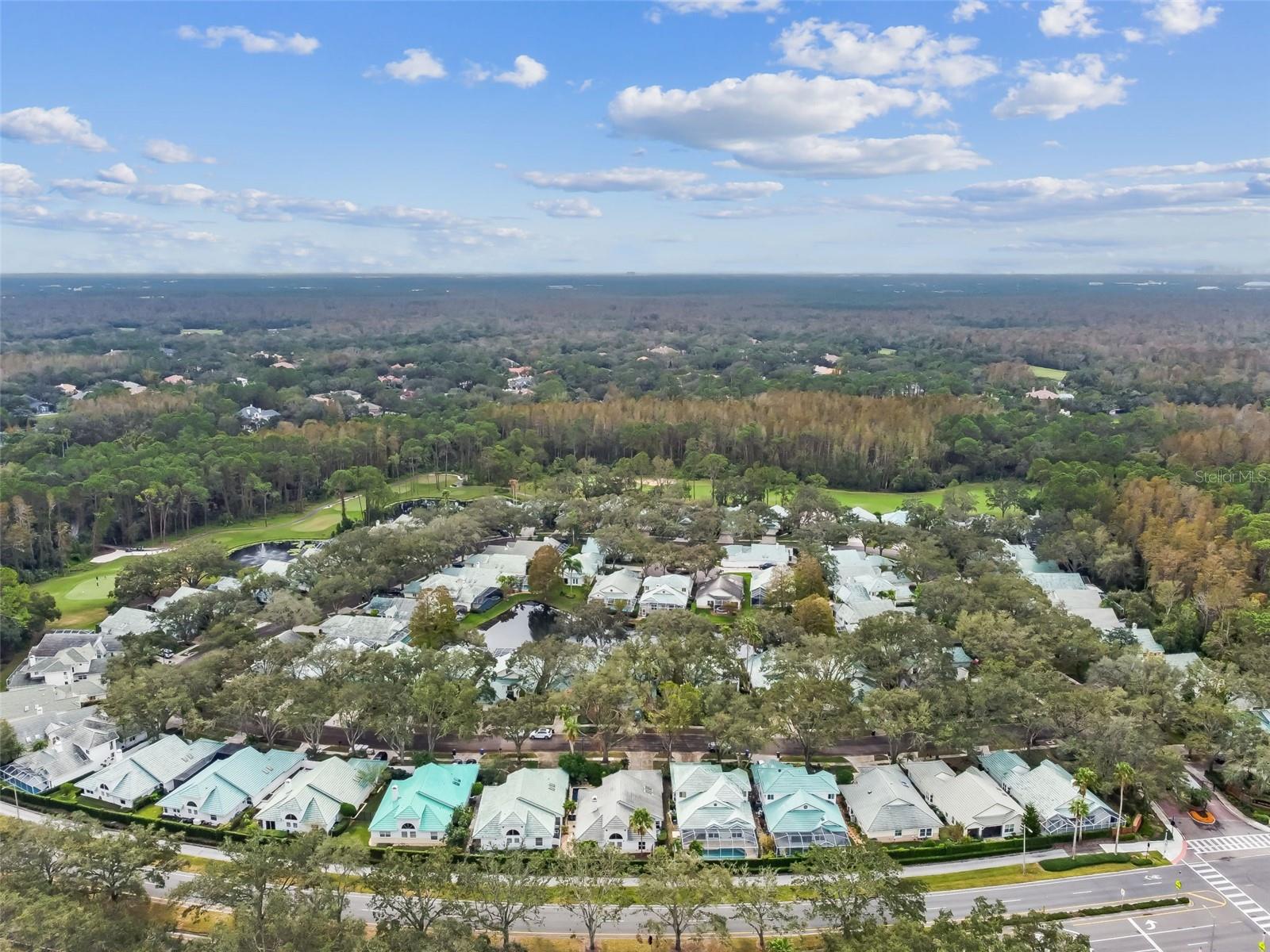 This is an aerial of all of Sanctuary.