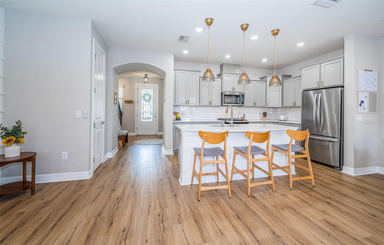 Luxury Vinyl Plank Floors downstairs