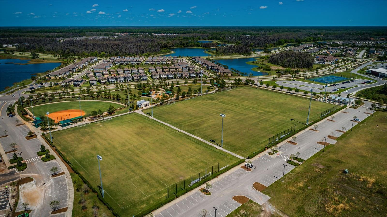 Aerial of the Starkey Ranch District Park