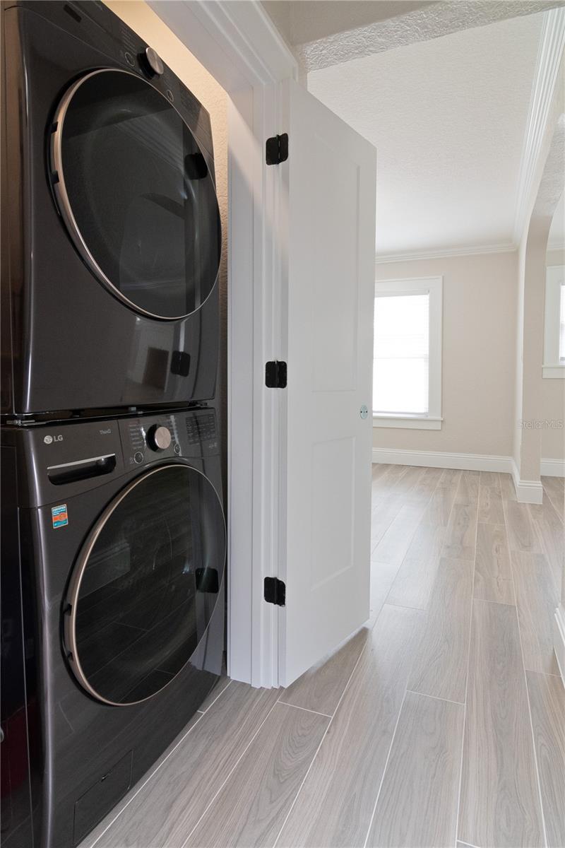 Laundry closet