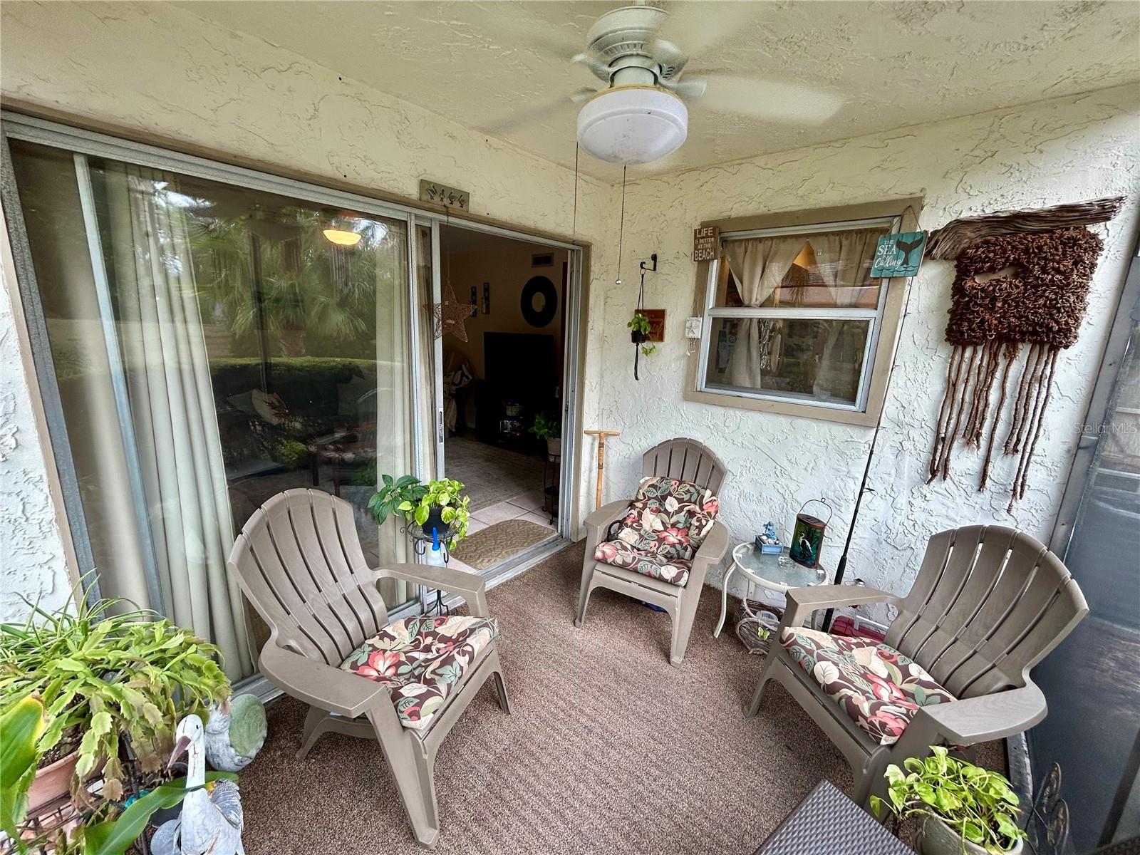 Screened porch outside of Living Room