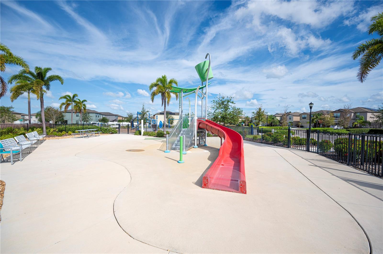 Community splash pad