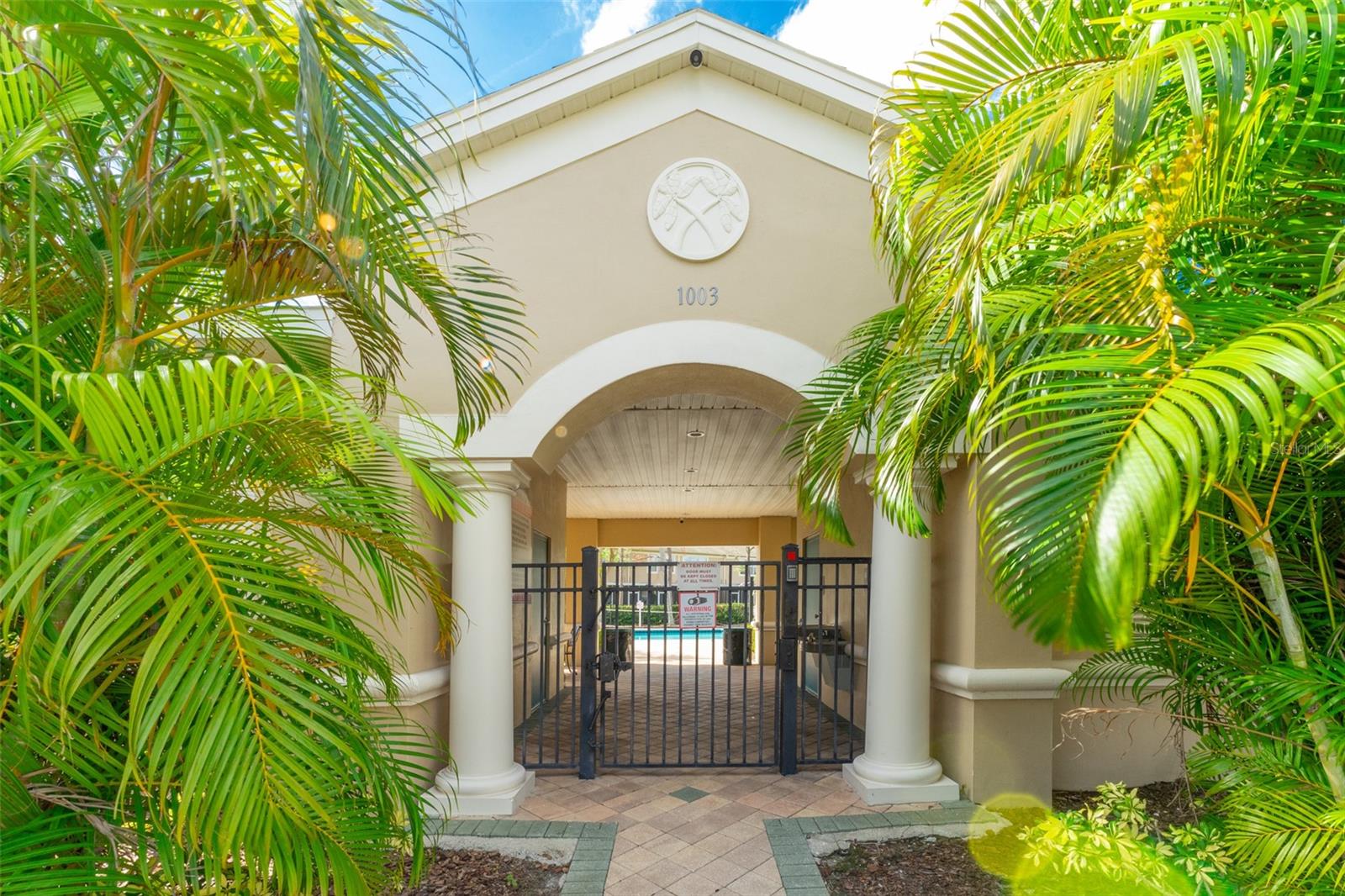 Entrance to Community Pool & Bathrooms