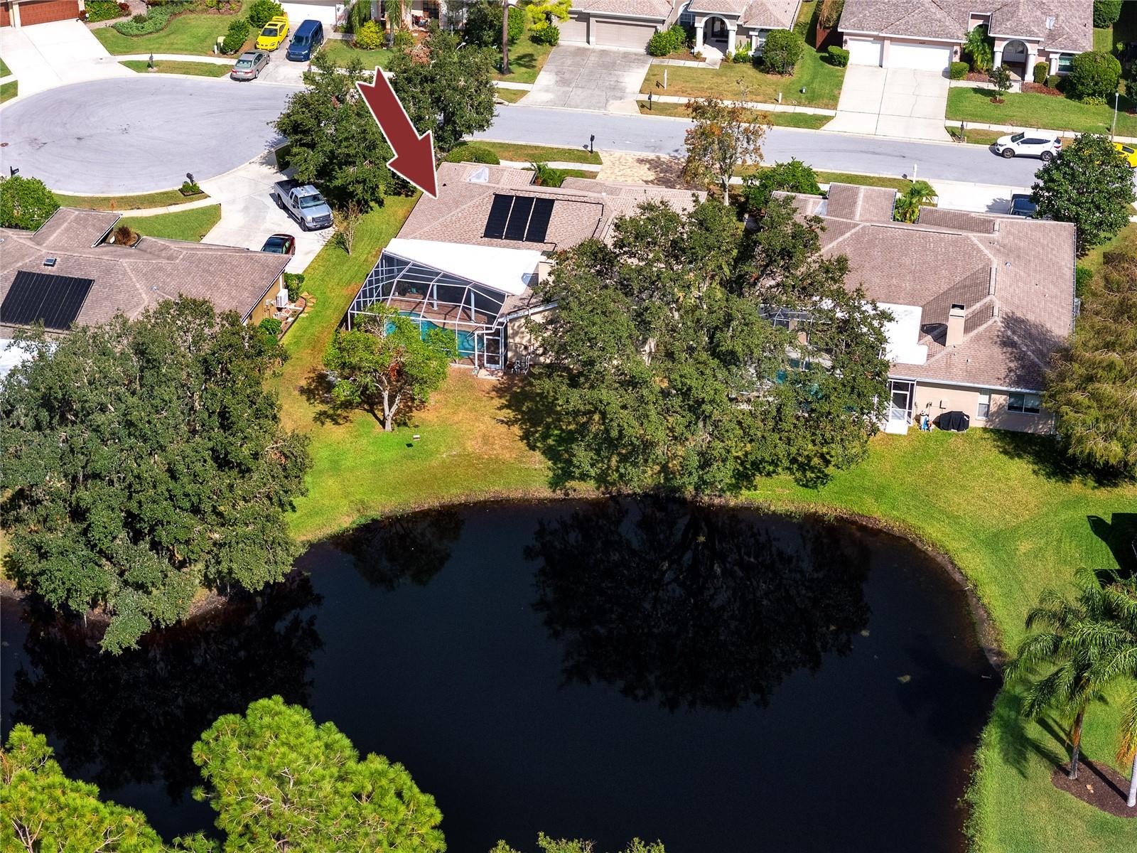 Aerial View -4466 Worthington Ct, Palm Harbor, FL 34685