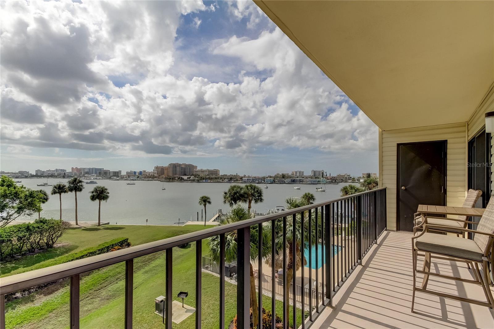 Balcony view of Clearwater Harbor