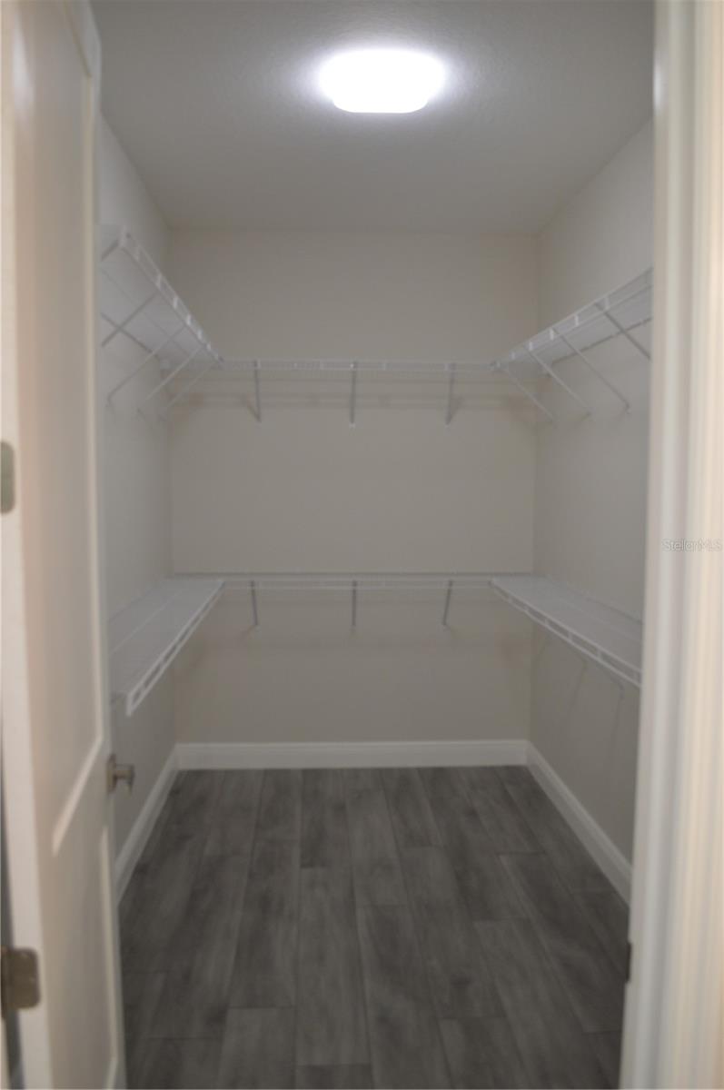 Upstairs master closet