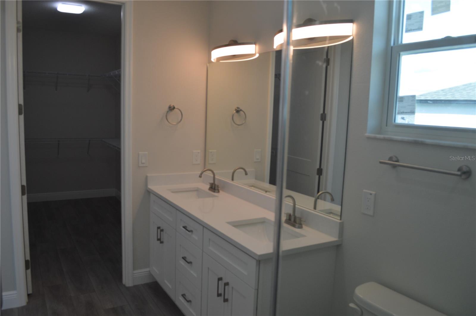 Upstairs master bathroom