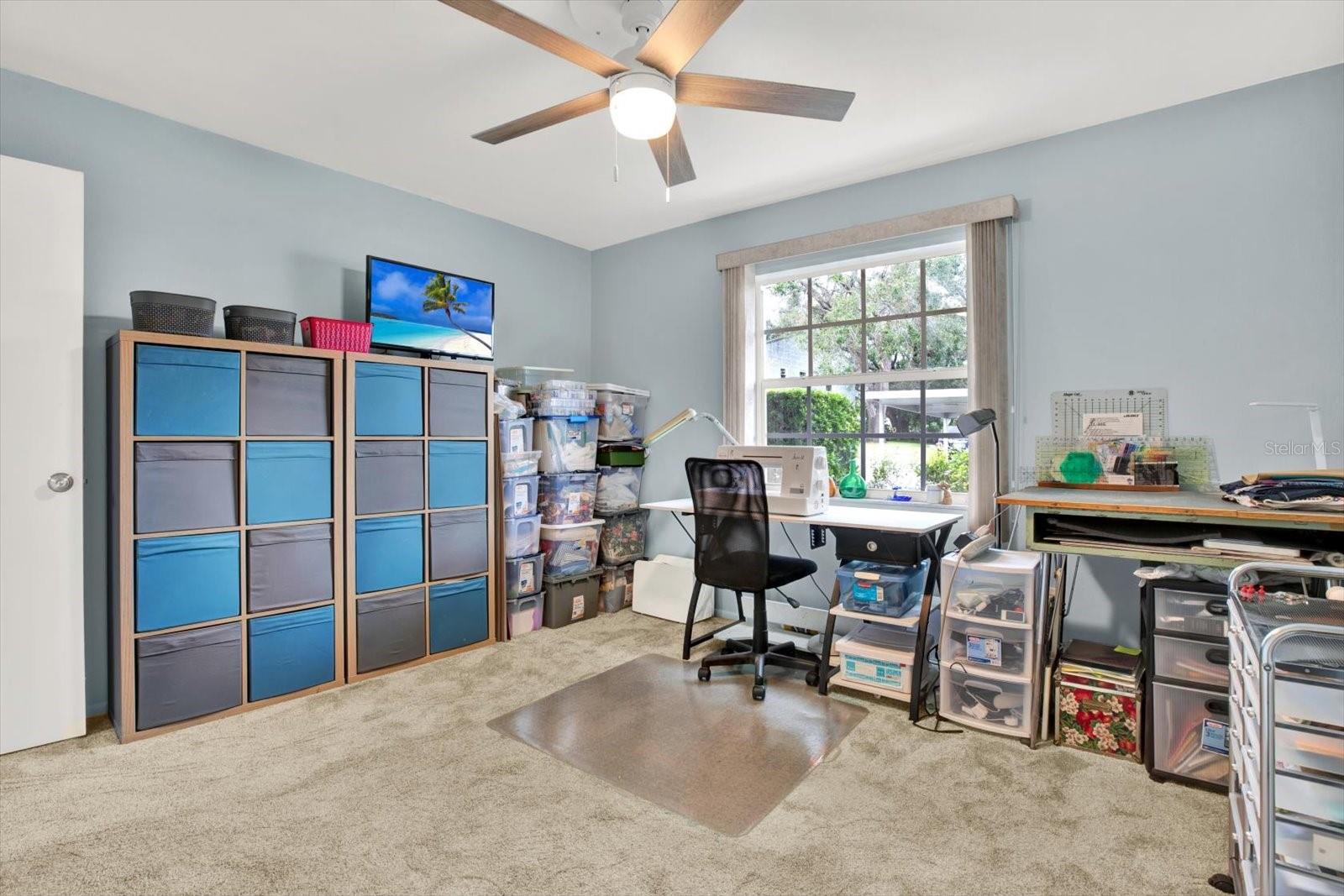 Bedroom 2 - currently a sewing room