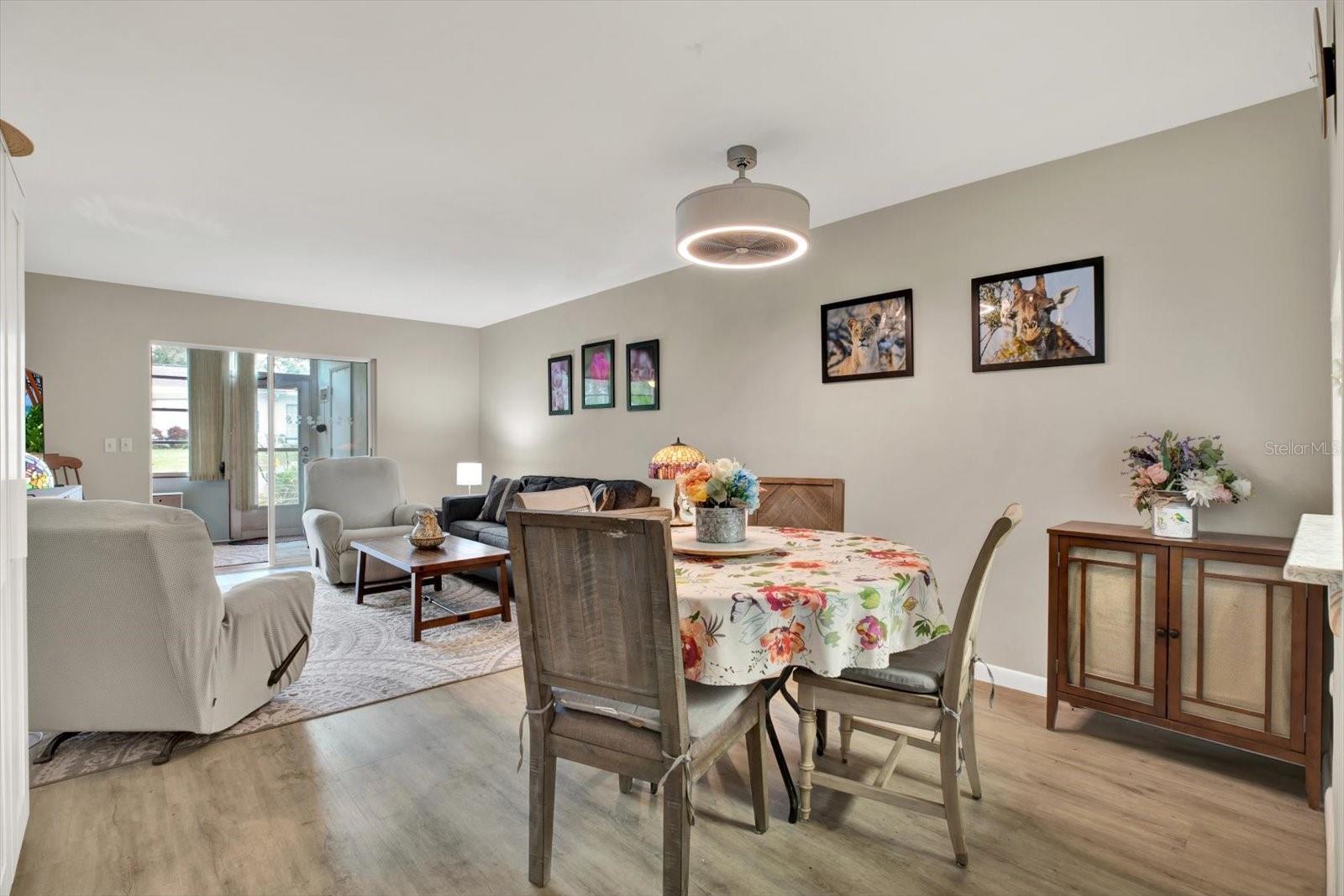 Living room dining room combination