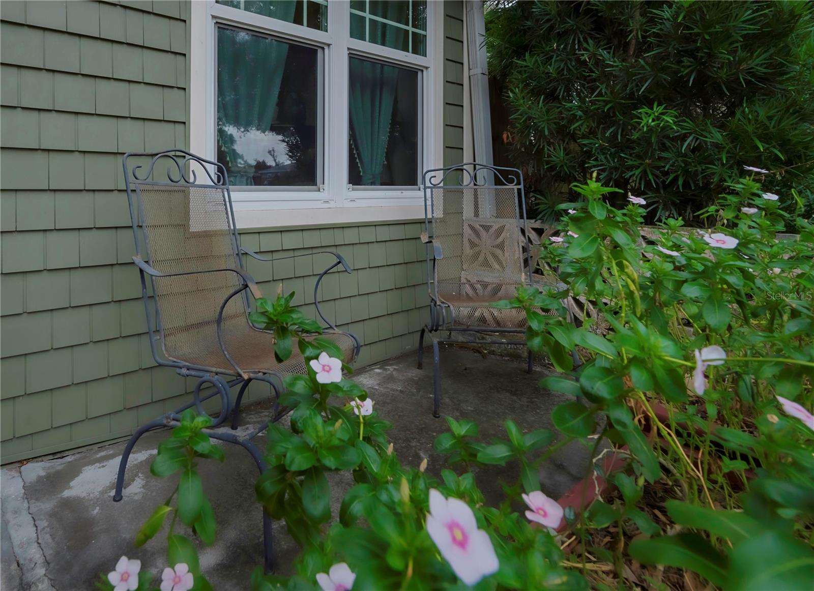 Lovely sitting area on the front porch