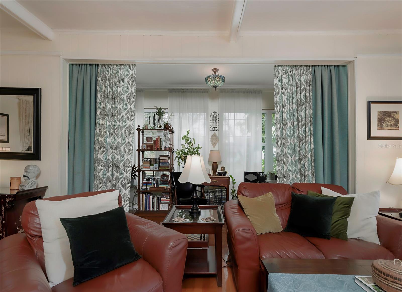 Living room and sun room