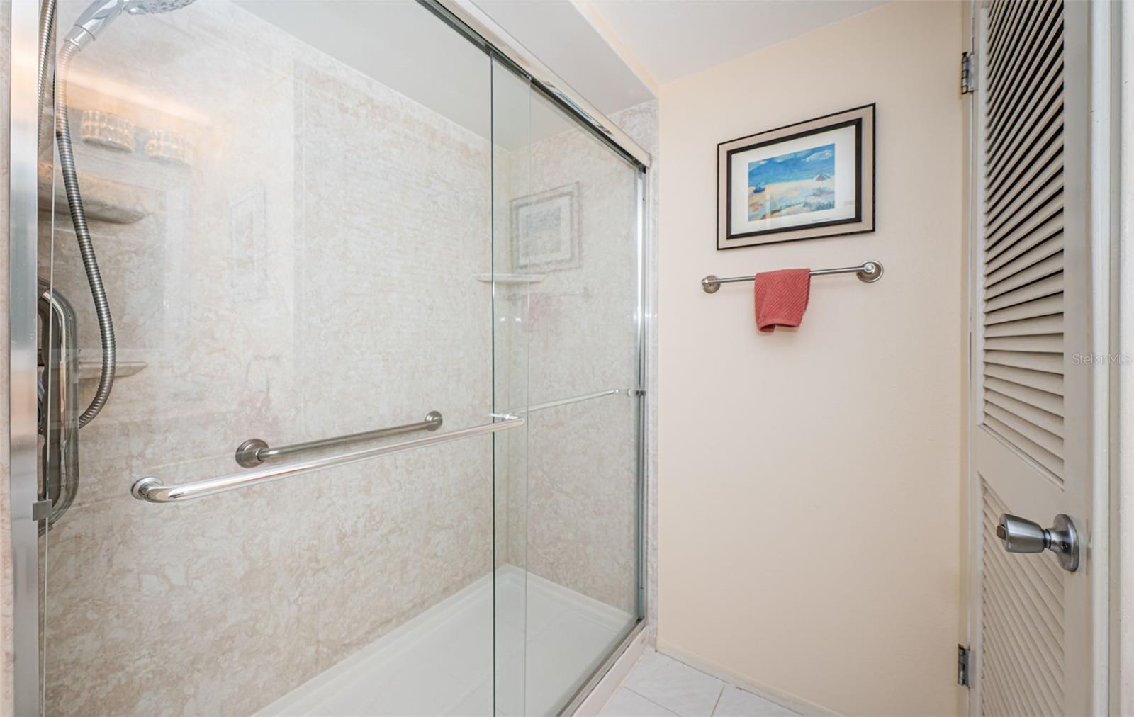 Newer walk in shower!