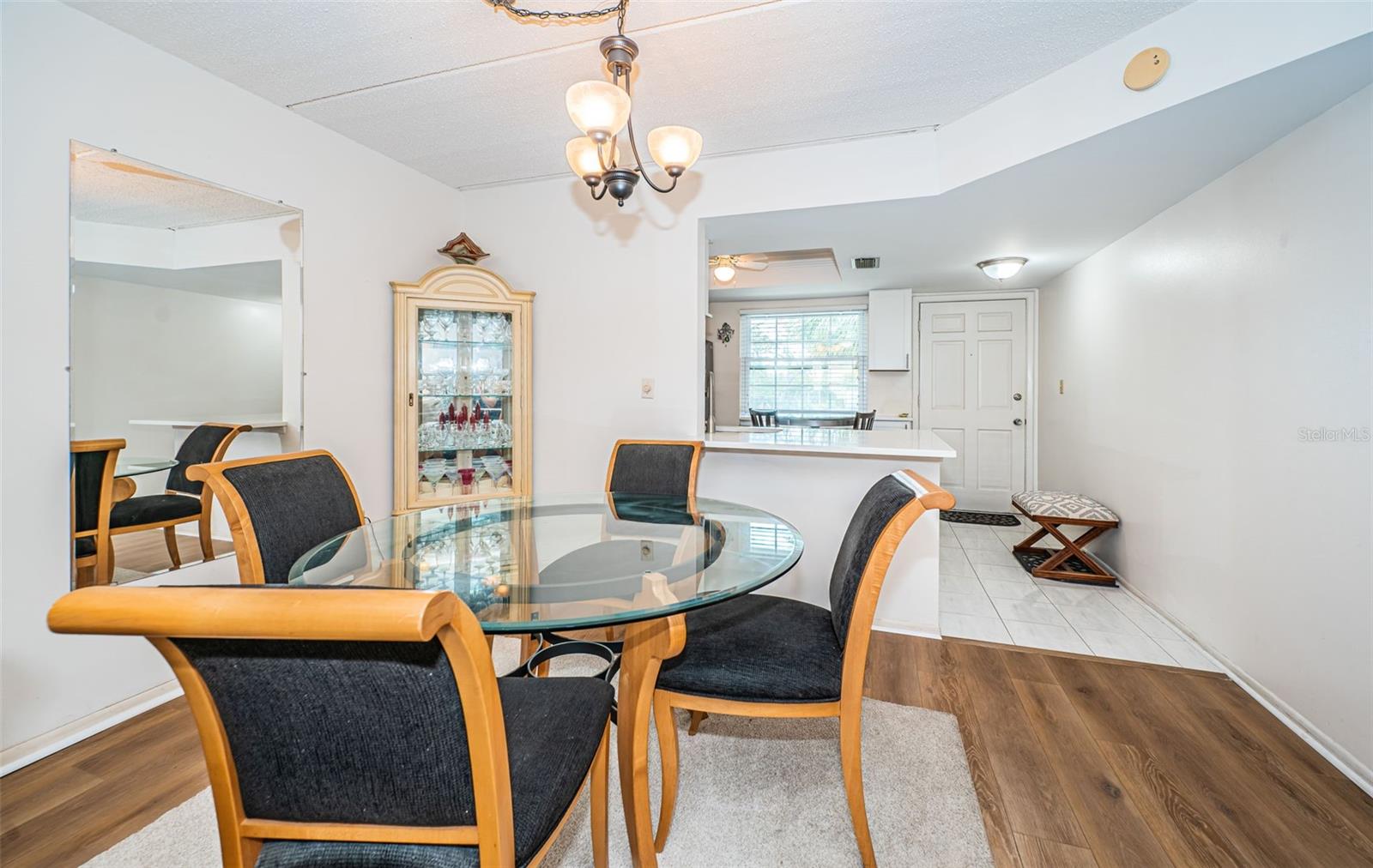 Dining Area is open to the kitchen area.